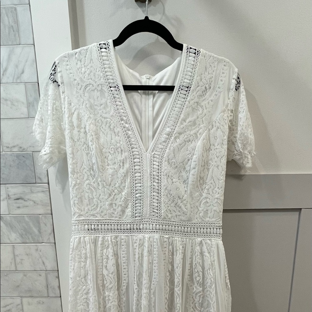 White Lace Dress